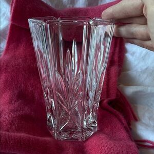 Elegant Clear Glass Vase